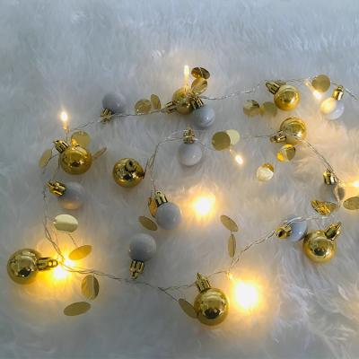 China Holiday Light 1.7M Wholesale Indoor Christmas Decoration Ball Led Patio Light String for sale