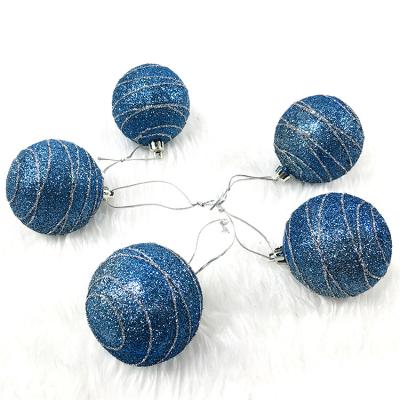 China Hot Selling Christmas Balls 6cm Christamas Tree Indoor Outdoor Christmas Ornaments Decoration For Christmas Tree Gift Decoration for sale