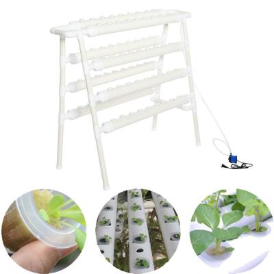 China Nft Easy Growing Hydroponics System With 72 Hole Kits, Vertical Hydroponic Growing Systems PVC Tube Plant Vegetable Without Water Tank (72 Ho for sale