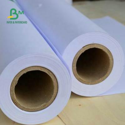 China Anti Curl Size Customized White Garment 80gsm CAD Drawing Paper Roll For Designers for sale