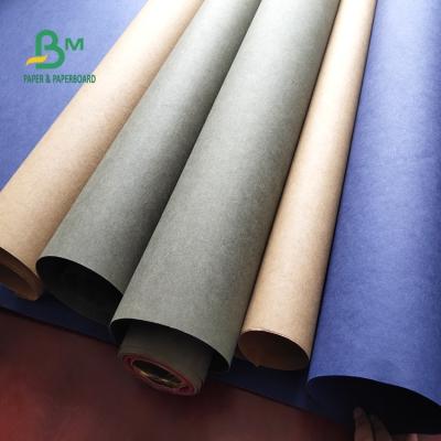 China Waterproof Fabric Material 0.55mm Thick Washable Kraft Paper For Making Handbags for sale