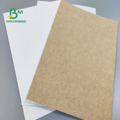 China Food Grade 200GSM Food Grade Kraft Printable White Coated Backing Board For Food Packing Box for sale