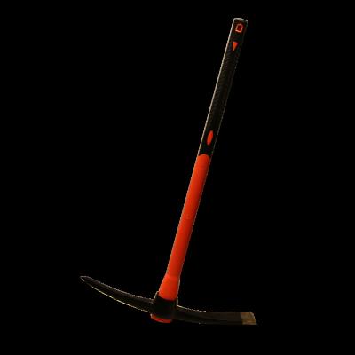 China Farm Digging High Quality Railway Steel Pickaxe With Fiberglass Handle for sale