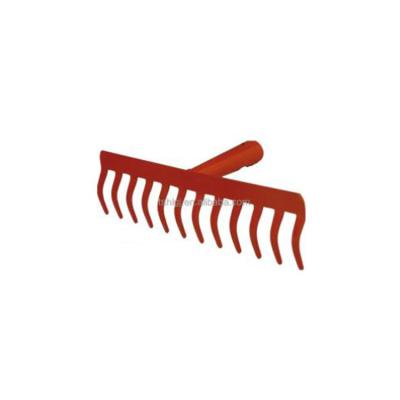 China Garden Rake Light Rust Bunker Heavy Duty Landscape Teeth Grass Rake Garden Tool Steel Rake Manulife 1000pcs NC; HEB R102 7in for sale