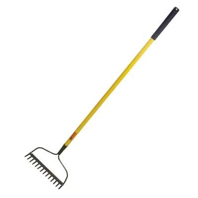 China Garden Rake Factory Supply Garden Tools Hande Garden Rake Grading Landscape Leveling Rake Leaf Lawn Leveling Wooden Rake Wholesale Manulife for sale