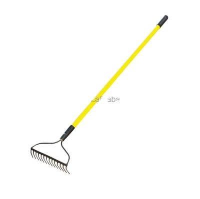 China Concrete Garden Rake Bow Rake With Fiberglass Handle Garden Rake Steel Rake 2mm 2.5mm NC Manulife 1000pcs R101-FL; HEB 7in for sale