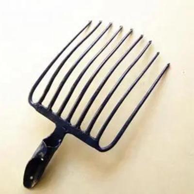 China Garden Work Farm Work Tools 10 High Quality Wooden Steel Teeth Garden Handle Fiberglass Forged Pitch Fork for sale