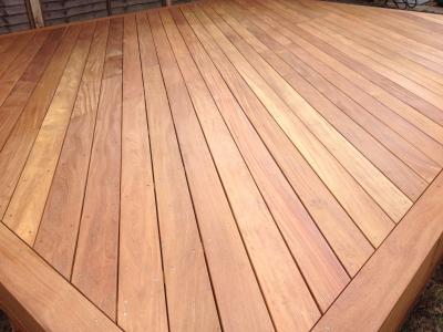 China smooth natural exotic teak terrace wood decking for sale