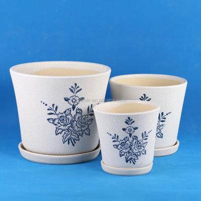 China Blue and white porcelain ceramic flower pot 211P-KD for sale