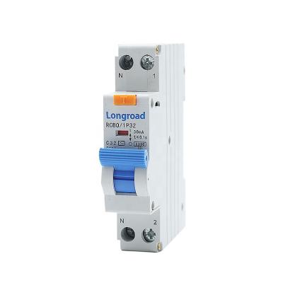 China Factory Price Residual Current Rcbo/1p32 Single Phase 32a 6000a Rcbo Circuit Breaker for sale