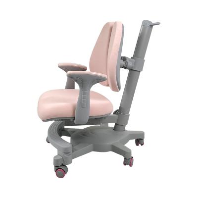 China Up & Down Hot Sale Blue And Pink Children's Study Chair Comfortable And Safe Children's Height-Adjustable Chair for sale