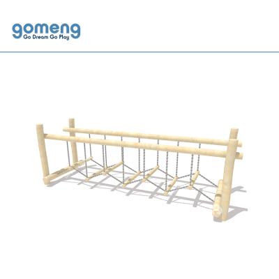 China Wooden Kids Balance Bridge Outdoor Playground for sale