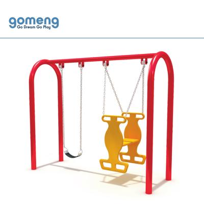 China Metal Playground Equipment Kids Swing Sets Outdoor Playground for sale