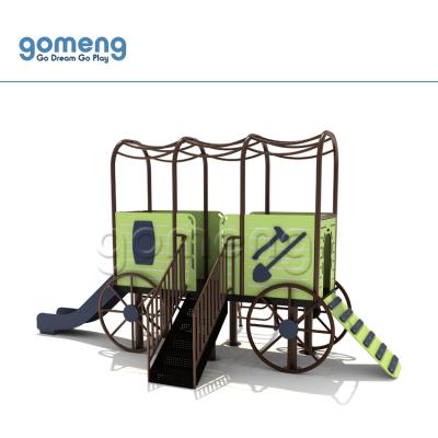 China New Style Plastic Playground Children's Playground Outdoor Playground Equipment With Slides for sale