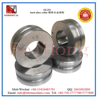 China hard alloy roll|tungsten carbide roll|heating pipe reducing machine accessory for sale