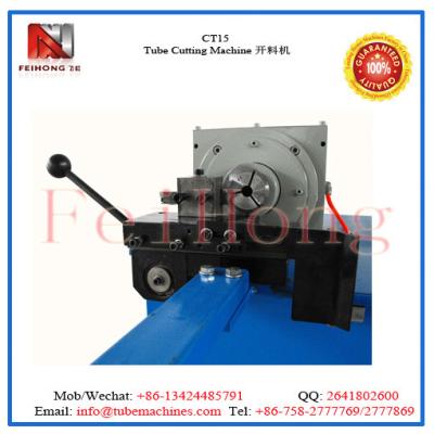 China heater roll cutter CT-15 Tube Cutting Machine for sale