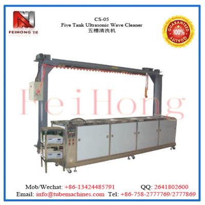 China Five Tank Ultrasonic Wave Cleaner for sale