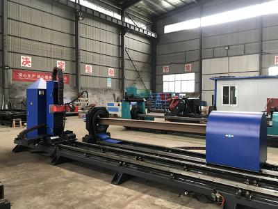 Cina 8 Axis Cnc Plasma Cutting Machine For Tube Pipe H Beam Angle Steel in vendita