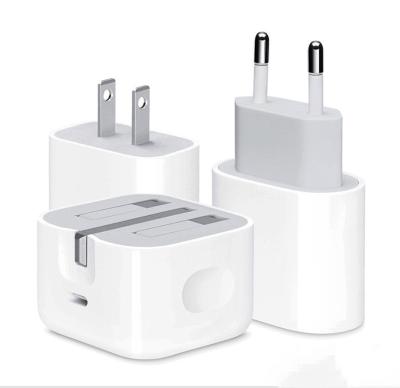 China Fast Hot Selling Apple USB Charger 18W/20W Mini Mobile Phone Charger Palladium Quickly Charging iPhone 11/12/13 for sale