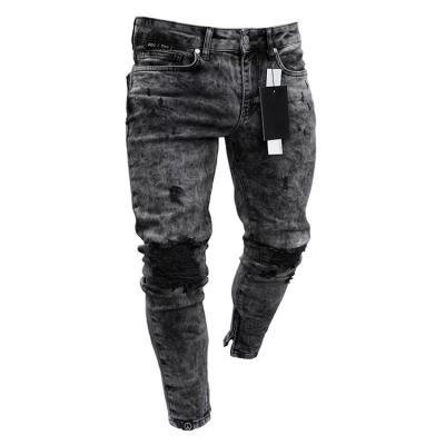 China 2019 new arrival men's long pants anti-pilling jeans pants slim casual zipper for men for sale