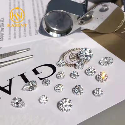 China Jewerly making 0.01-2 carat white high quality loose CVD hpht gIA vvs lab developed created diamond wholesale for sale