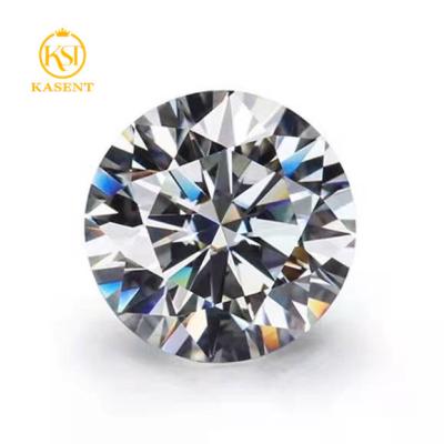 China Fire factory supply good quality round moissanite diamond gemstones loose color set or vvs for sale