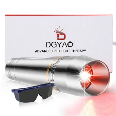 China DGYAO Pain Relief Led Pain Relief Muscle Joint 660nm Led Rechargeable Handheld Portable Near Infrared Red Light Therapy Device Torch for sale