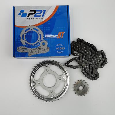 China The TITAN 83/99 motorcycle sprocket chain from TITAN 83/99 CG. 125 of CG. 125 sets low price transmission kits for motorcycle for sale