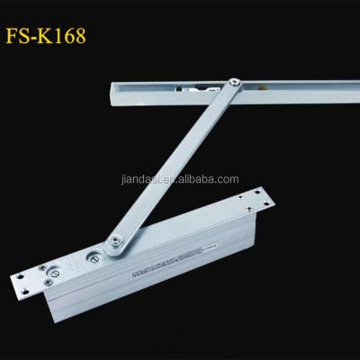 China Home Decoration Aluminum Alloy Hydraulic Installation Easy Plug Open Door Closer for sale