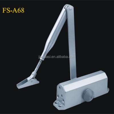 China All metal & steel & UL List Hotel Plastic Internal Door Hardware Exterior Mounted Door Closer for sale