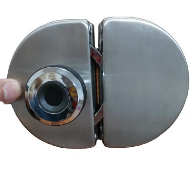 China 304 Stainless Steel Fingerprint Lock For Door Lock Glass Center Lock for sale