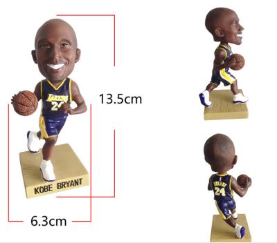 China Customized Kobe Doll Resin Statue Vinyl Figures by Europe Flip Head for sale