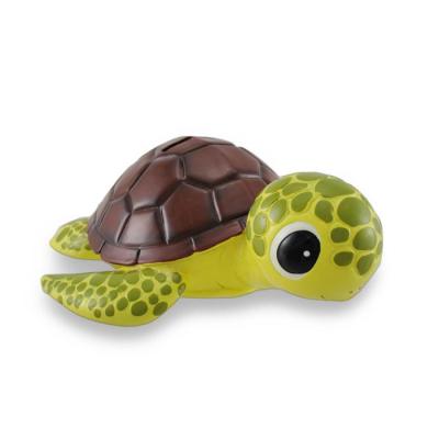 China Europe Money Counting Main Piggy Bank Flip Money Saving Box Sea Turtle Shell Piggy Bank For Christmas Gifts for sale