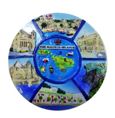 China Africa Custom 3D Fridge Magnets Gifts The Maltese Islands Malta Souvenirs for sale