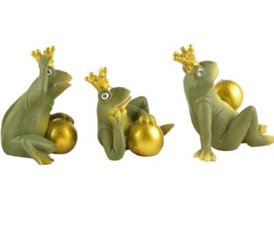 China The King of Europe Prince Frog Statue for sale