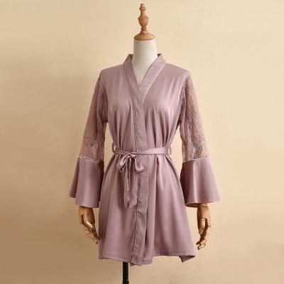 China 2021 Hot Sale Luxury QUICK DRY QUICK DRY Long Robes And Silk Pajamas Women Designer Pajamas Ice Silk Pajamas Women Sleepwear for sale