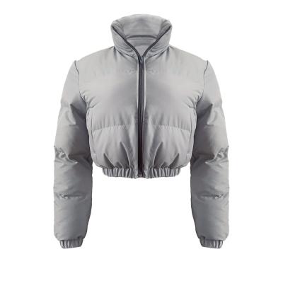 China 2021 Women High Quality QUICK DRY QUICK DRY Down Jacket Crop Puffy Bubble Shorts Plus Size Custom-Stripper-Winter Coat Jacket for sale