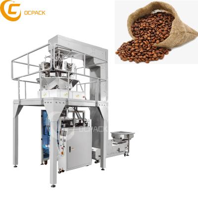 China Food Vertical Roasted Coffee Chocolate Beans Packing Machine For Automatic Grain Weighting for sale