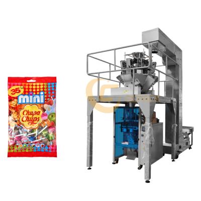 China Automatic Food Candy Cashew Nuts Peanuts Snacks Chicken Leg Potato Chips Packing Machine for sale