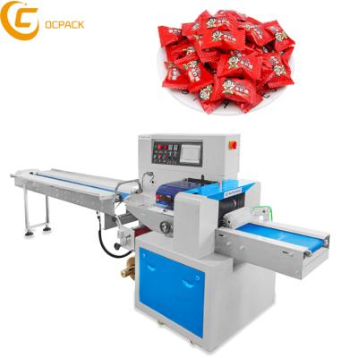 China High Speed ​​Horizontal Automatic Candy Food Lollipop Pillow Rolling Packing Machine for sale