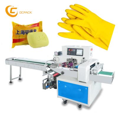 China High Quality Food China Bath Bar Soap Gloves Rest Packing Machine Flow Package Care Product Packaging Machine for sale