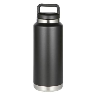 China PORTABLE Matte Black Powder Coat Premium Portable To Keep Cool Beverage Metal Beer Bottle for sale