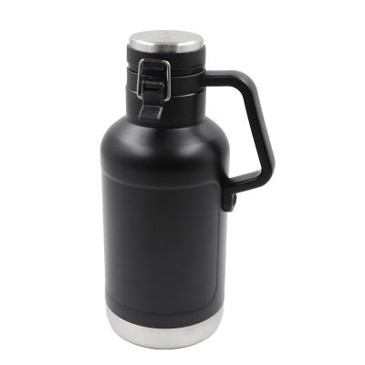 China Sustainable Pressurized Vacuum Insulated Carbonated Beer 2l Stainless Steel Shaker for sale