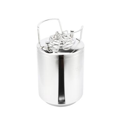 China Viable Wholesale Home Brew Beer Dispenser Stainless Steel Wine Barrel Cornelius Beer Barrel Corny Ball Lock Keg for sale