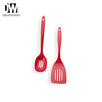 China Sustainable Manufacturer Custom Eco-Friendly Food Grade Unbreakable Red Color Melamine Spoon for sale