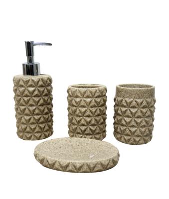 China Sustainable Customized Sandy Bathroom Accessories for sale