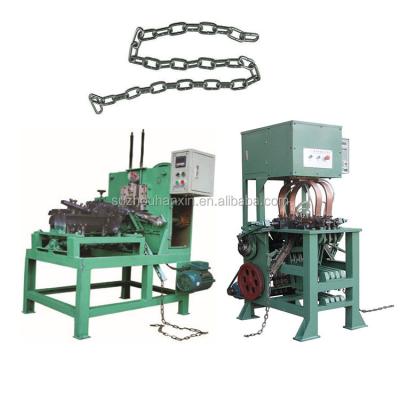 China Garment Shops Automatic Hot Sale Round Iron Chain Bending And Welding Steel Chain Making Machine for sale