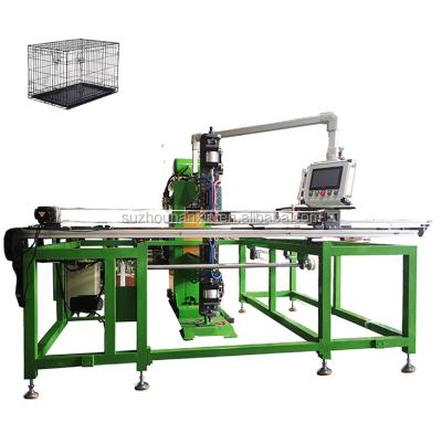 China Hotels XY Axis AutomaticSingle Head Mesh Welder Multi Wire Rack Shelf Spot Welding Machine for sale