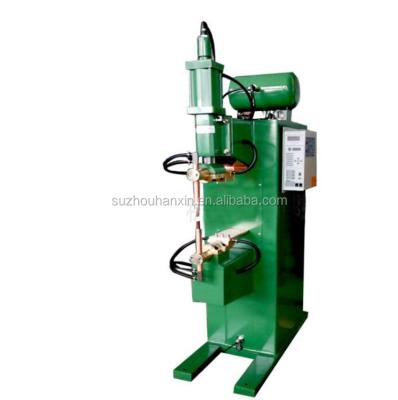 China Garment Shops Single Sided Stainless Steel Wire Mesh Spot Welding Machine Nut Pneumatic Spot Welder for sale