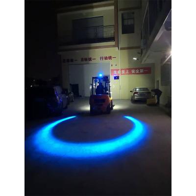 China U Shape Safety LED Forklift Aluminum Die-Cast Housing Light Red Blue Warning Light With Arc Beam for sale